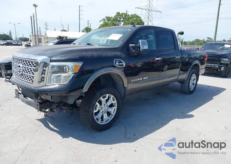2016 Nissan Titan Xd Platinum Reserve Diesel from USA, damaged, VIN 1N6BA1F28GN507761